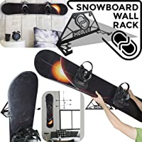 MEOLLO Soporte de Pared para Snowboard (100% Acero)